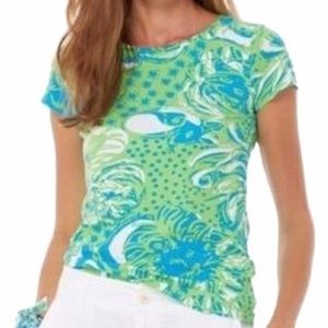 Lilly Pulitzer Karrie Limeade Roar of the Jungle